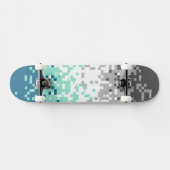 Trippy-Pixel-Abstrakte Frayromantic-Pride-Flag Skateboard (Horizontal)
