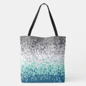 Trippy-Pixel-Abstrakte Frayromantic-Pride-Flag Tasche (Rückseite)