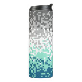 Trippy-Pixel-Abstrakte Frayromantic-Pride-Flag Thermosbecher (Nach links gedreht)