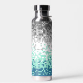 Trippy-Pixel-Abstrakte Frayromantic-Pride-Flag Trinkflasche (Links)