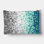 Trippy-Pixel-Abstrakte Frayromantic-Pride-Flag Zubehörtasche (Rückseite)