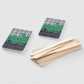 Trippy-pixeles Abstraktes Neutrois-Pride-Flag Fächer (Non-assembled)