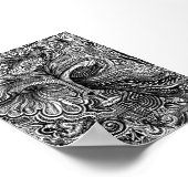 Trippy-Portrait Poster (Ecke)