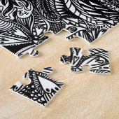 Trippy-Portrait-Puzzle Puzzle (Seite)