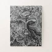 Trippy-Portrait-Puzzle Puzzle (Vertikal)