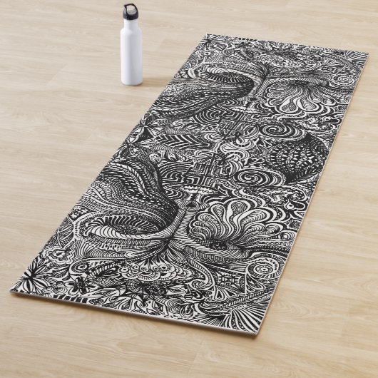 Trippy Portrait Yoga Mat Yogamatte (Beispiel)