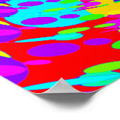 Trippy Poster: Abstrakt Psychedelisch Poster (Ecke)