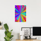 Trippy Poster: Abstrakt Psychedelisch Poster (Heimbüro)
