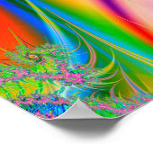 Trippy Poster: Abstrakt Psychedelisch Poster (Ecke)