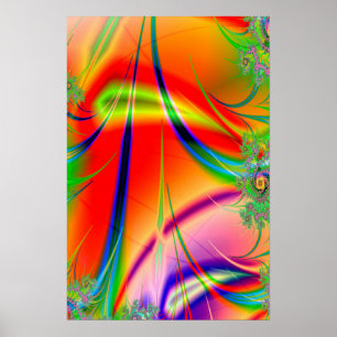 Trippy Poster: Abstrakt Psychedelisch Poster