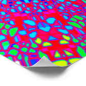 Trippy Poster: Abstrakt Psychedelisch Poster (Ecke)