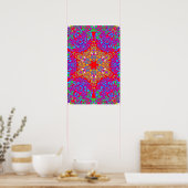 Trippy Poster: Abstrakt Psychedelisch Poster (Küche)