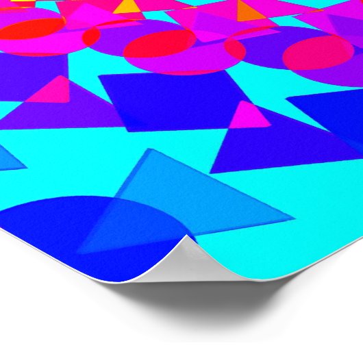 Trippy Poster: Abstrakt Psychedelisch Poster (Ecke)