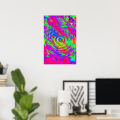 Trippy Poster: Abstrakt Psychedelisch Poster (Heimbüro)