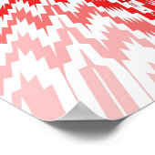 Trippy Poster: Abstrakt Red Poster (Ecke)