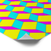 Trippy Poster: CMYK Abstrakt Poster (Ecke)