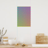 Trippy Poster: CMYK Abstrakt Poster (Küche)