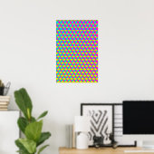 Trippy Poster: CMYK Abstrakt Poster (Heimbüro)