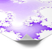 Trippy Poster: Lila Fraktal Poster (Ecke)