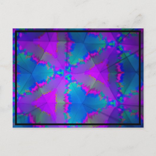 Trippy Postkarte (Vorderseite)