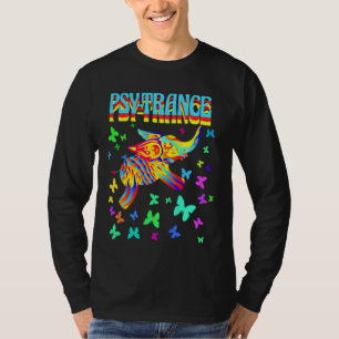 Trippy Psy Trance Elephant Dj Raver Rave Party Edm T-Shirt
