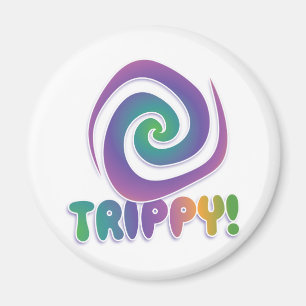 trippy! Psychadellic Strudel des Groovy 70ers Magnet