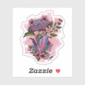 Trippy Psychedelic Earthy Mushrooms Floral Art Aufkleber (Blatt)