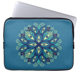 Trippy Psychedelic Eyes Floral Surreal Art Laptopschutzhülle
