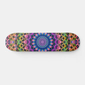 Trippy Psychedelic Kaleidoskop Skateboard (Horizontal)