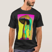 Trippy Psychedelic Melting Mushroom T - Shirt (Vorderseite)