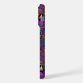 Trippy Psychedelic Mushroom Pattern iPhone Hülle (Linke Seite)