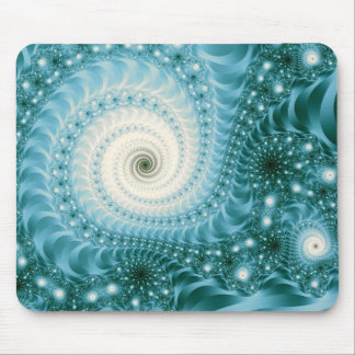 Trippy Psychedelic Starstorm Fine-Fraktal Mousepad