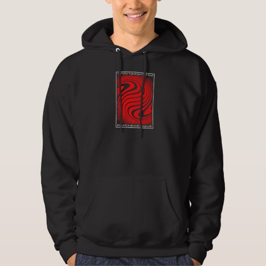 Trippy Psychedelic Swirl Hoodie (Vorderseite)