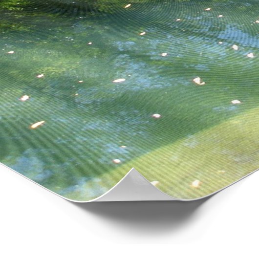 trippy psychedelic water poster (Ecke)