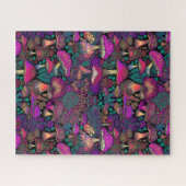 Trippy psychedelischer Pilz   Puzzle (Horizontal)