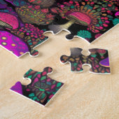 Trippy psychedelischer Pilz   Puzzle (Seite)