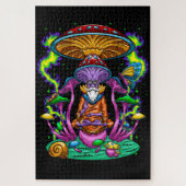 Trippy Pyschedelic Mushroom Wizard Puzzle (Vertikal)