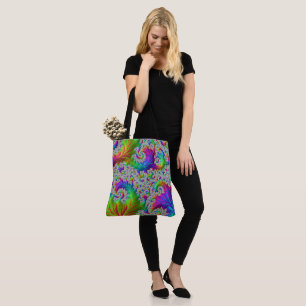Trippy Rainbow Fracta Tasche