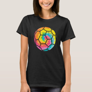 Trippy Rainbow Hippie Gefärbte Krawatte Handball T-Shirt
