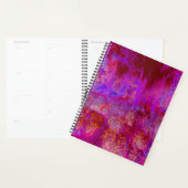 Trippy Red und Magenta Impressionistische Landscha Planer (Anzeige)