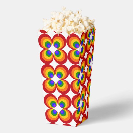 Trippy Regenbogenblumen Geschenkschachtel (Geplatzt)