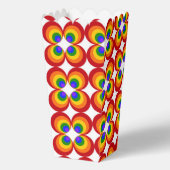 Trippy Regenbogenblumen Geschenkschachtel (Vorderseite)