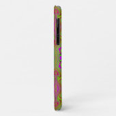 Trippy Retro Chartreuse Magenta Abstraktes Muster Case-Mate iPhone Hülle (Hinten/Links)