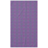 Trippy Retro Magenta, Blau und Grün Abstrakt Tischdecke (Vorderseite)