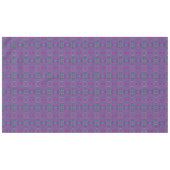 Trippy Retro Magenta, Blau und Grün Abstrakt Tischdecke (Vorderseite (Horizontal))