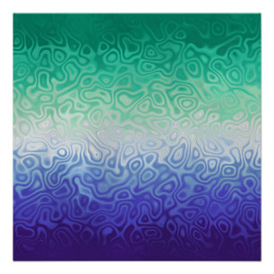 Trippy Ripply Funky Boho MLM Männer die Männer lie Poster