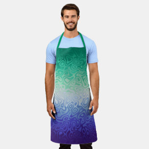 Trippy Ripply Funky Boho MLM Männer die Männer lie Schürze