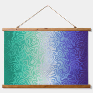 Trippy Ripply Funky Boho MLM Männer die Männer lie Wandteppich Mit Holzrahmen