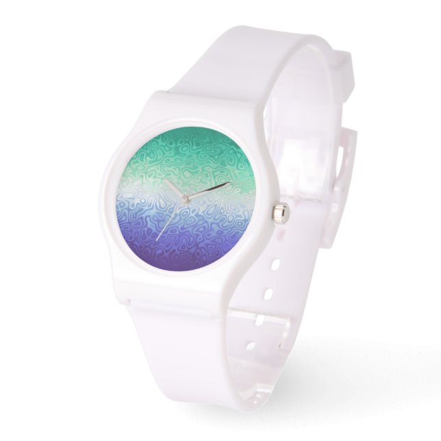 Trippy Ripply Funky Boho MLM Men Love Men Pride Armbanduhr (Winkel)