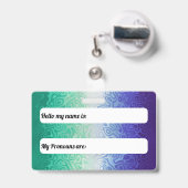 Trippy Ripply Funky Boho MLM Men Love Men Pride Ausweis (Rückseite mit einziehbar)